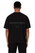 EMBRACE QADR Oversize T-Shirt Schwarz